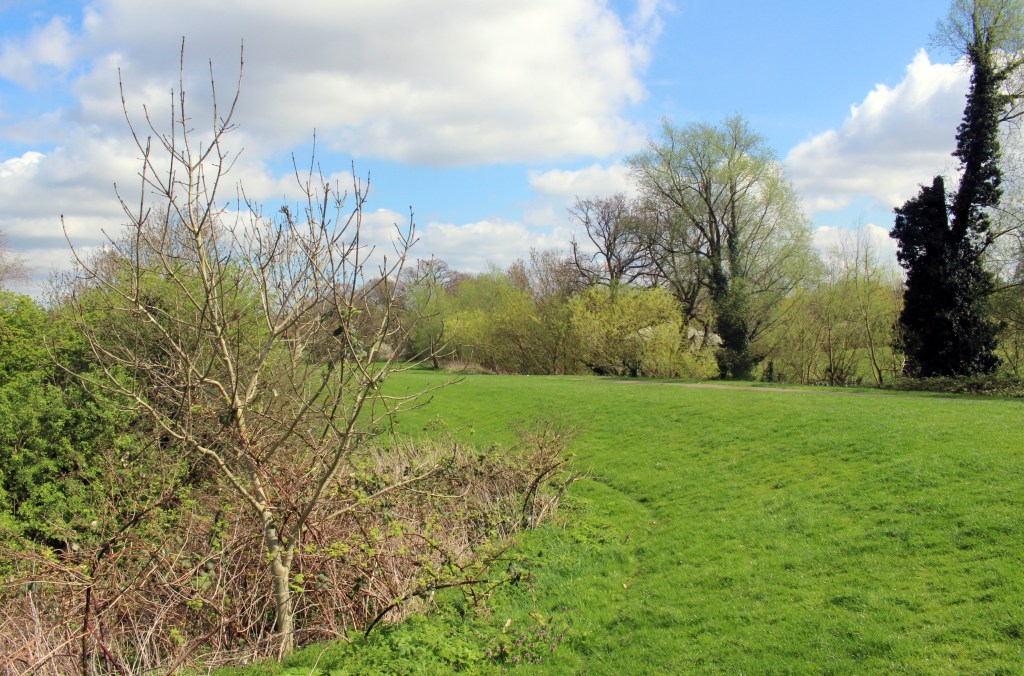 Dollis Valley Greenwalk, approaching Barnet Underhill.