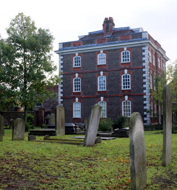 Rainham Hall, in the London Borough of Havering, on a grey day.