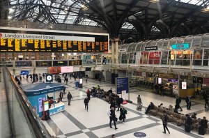 Liverpool Street station concourse